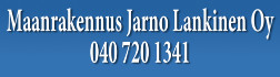 Maanrakennus Jarno Lankinen Oy logo